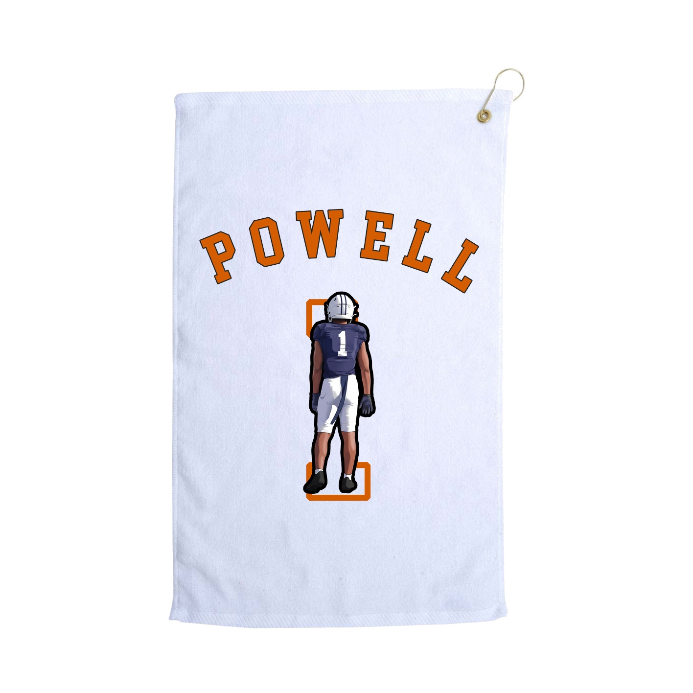 Golf Towel — Shirsey Arch in White