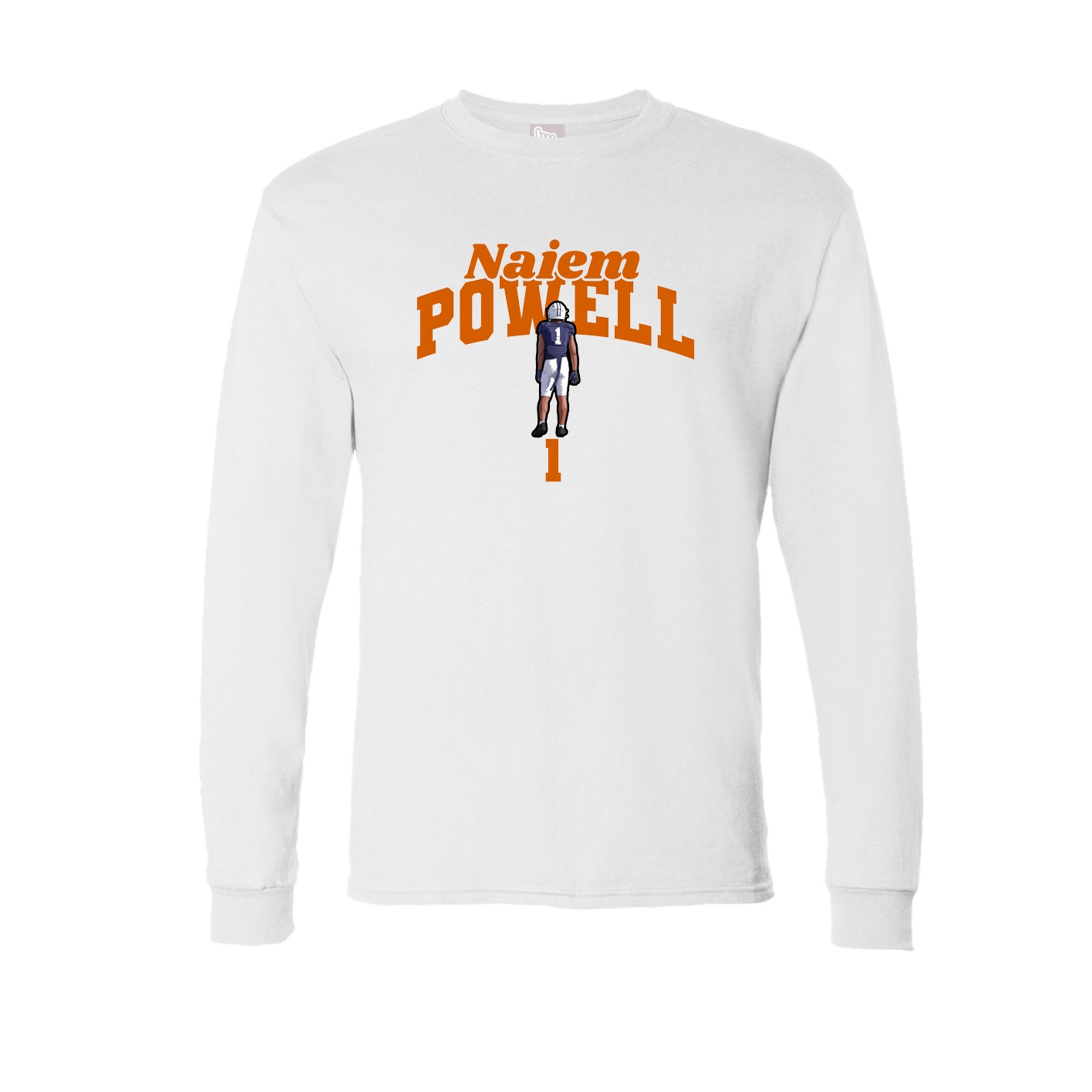 Long Sleeve Tee — Signature Arch in White