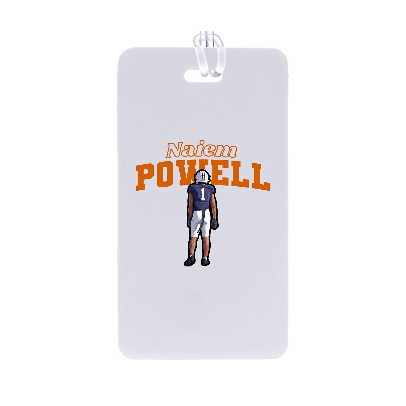 Bag Tag — Name Arch in Classic