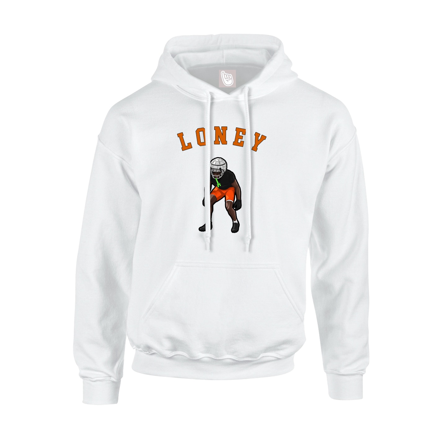 Hoodie — Shirsey Arch in White