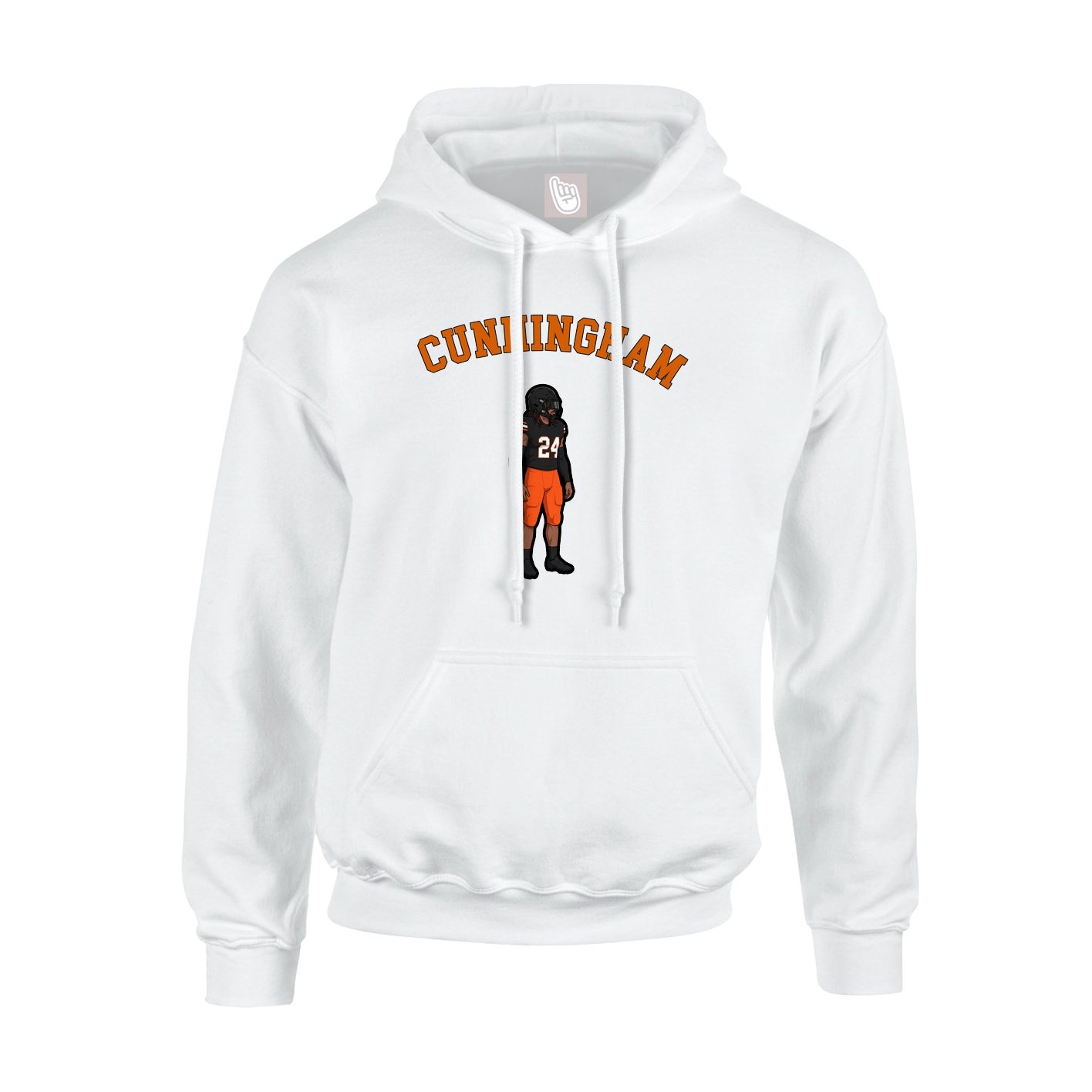 Youth Hoodie — Shirsey Arch in White