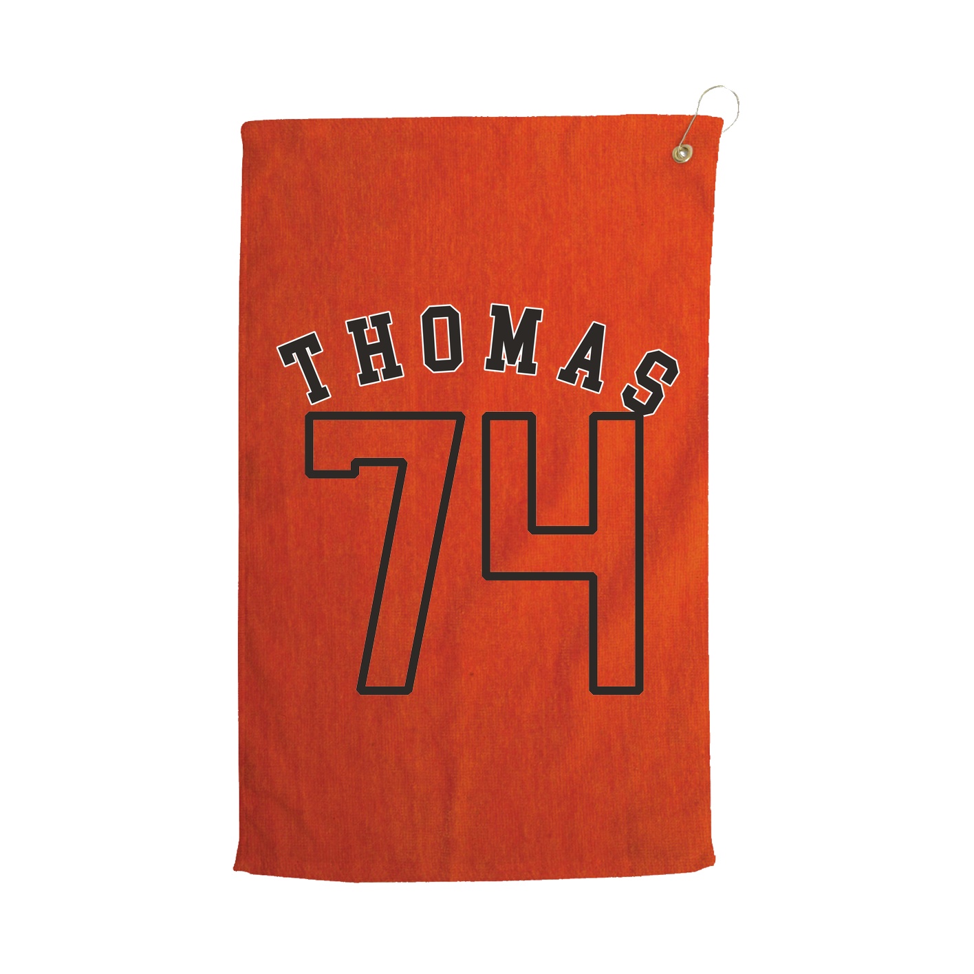 Golf Towel — Shirsey Arch in Orange