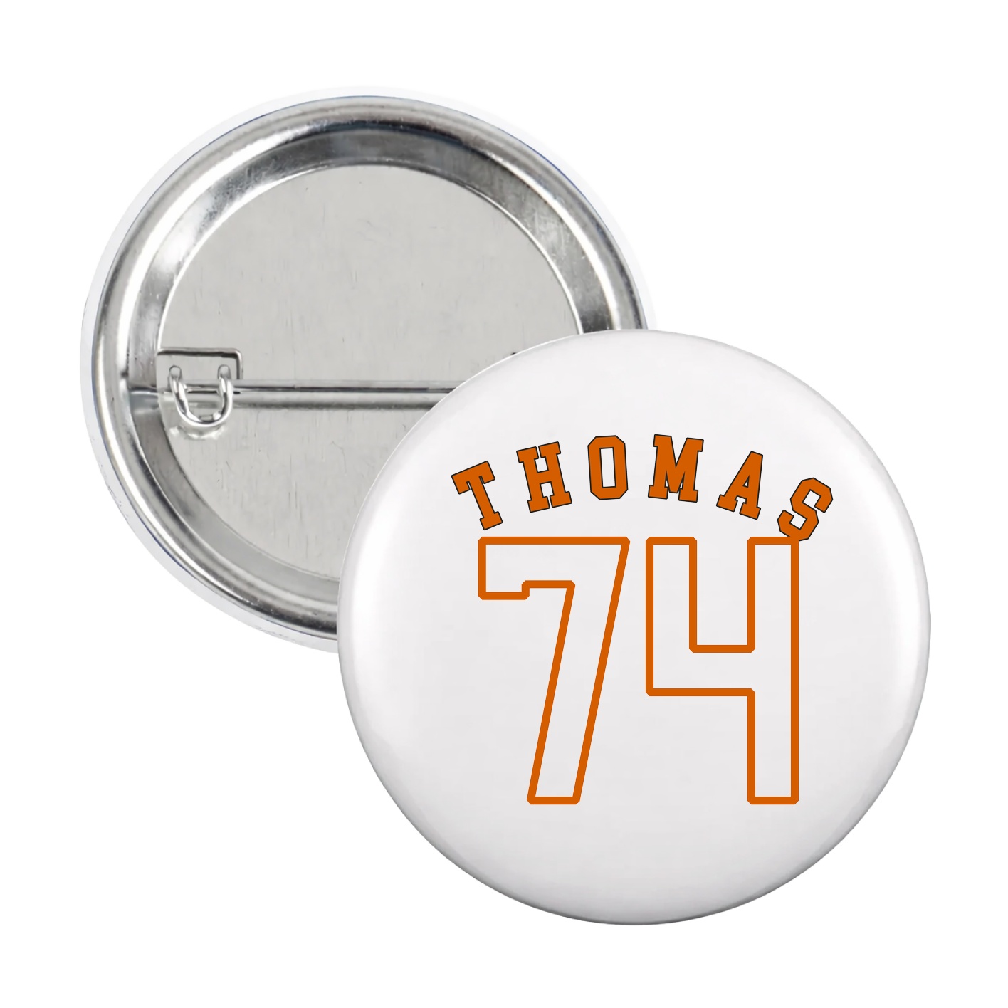 Game Day Button — Shirsey Arch in White