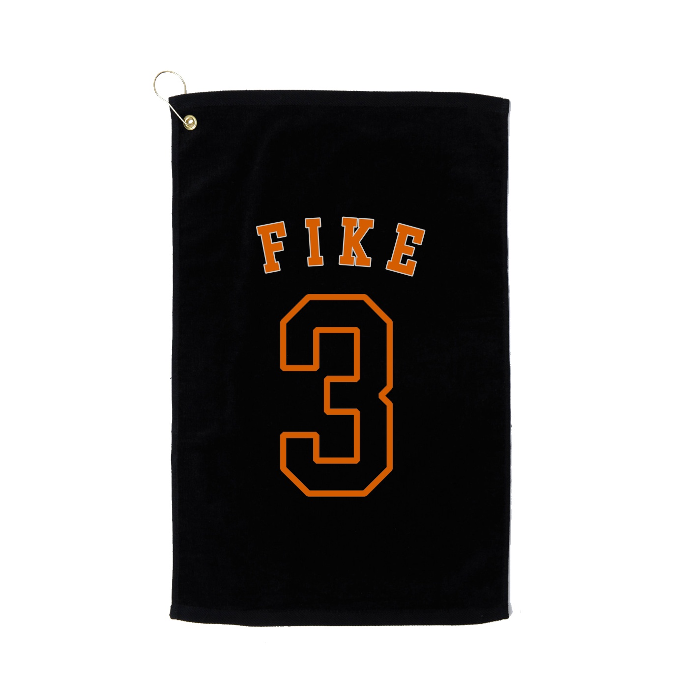 Golf Towel — Shirsey Arch in Black