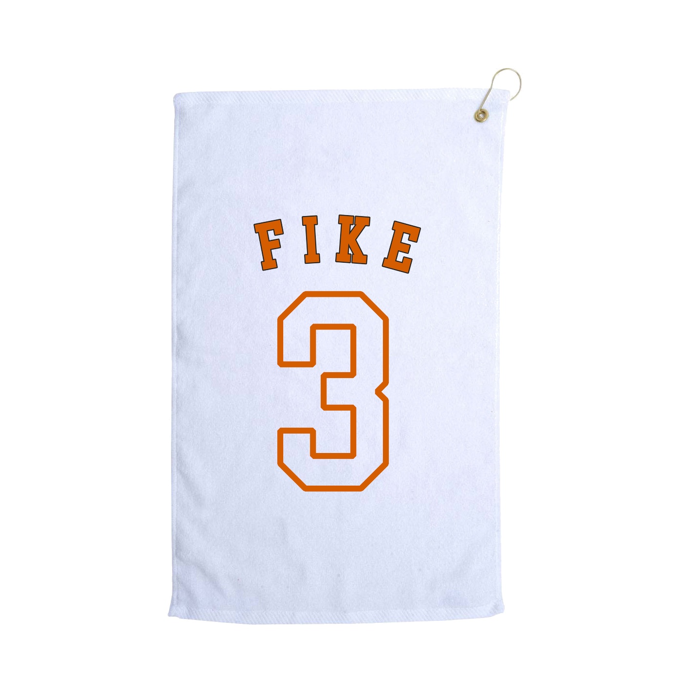 Golf Towel — Shirsey Arch in White