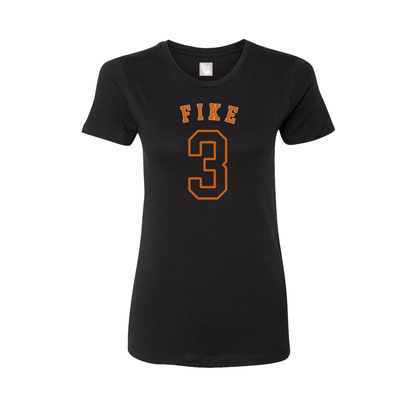 Fitted Women's Tee — Shirsey Arch in Black