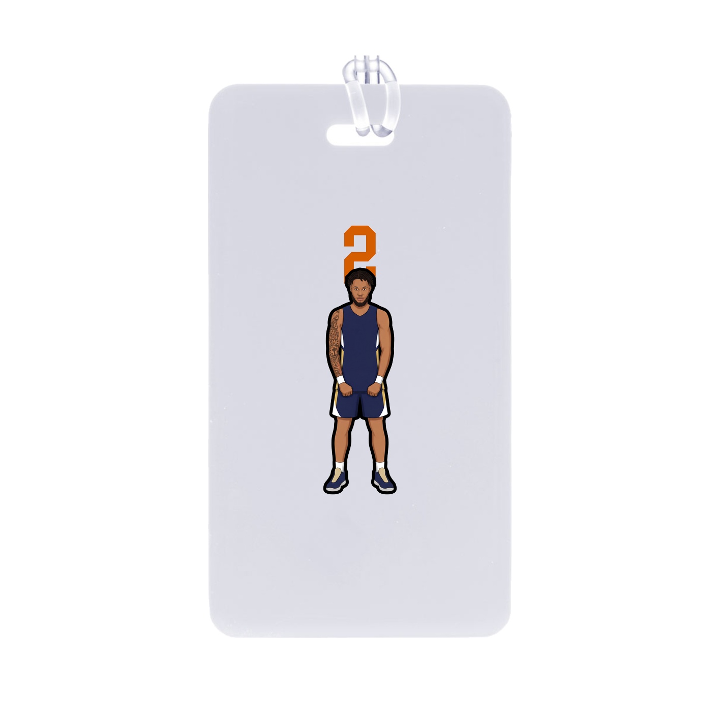 Bag Tag — Number Top in Classic