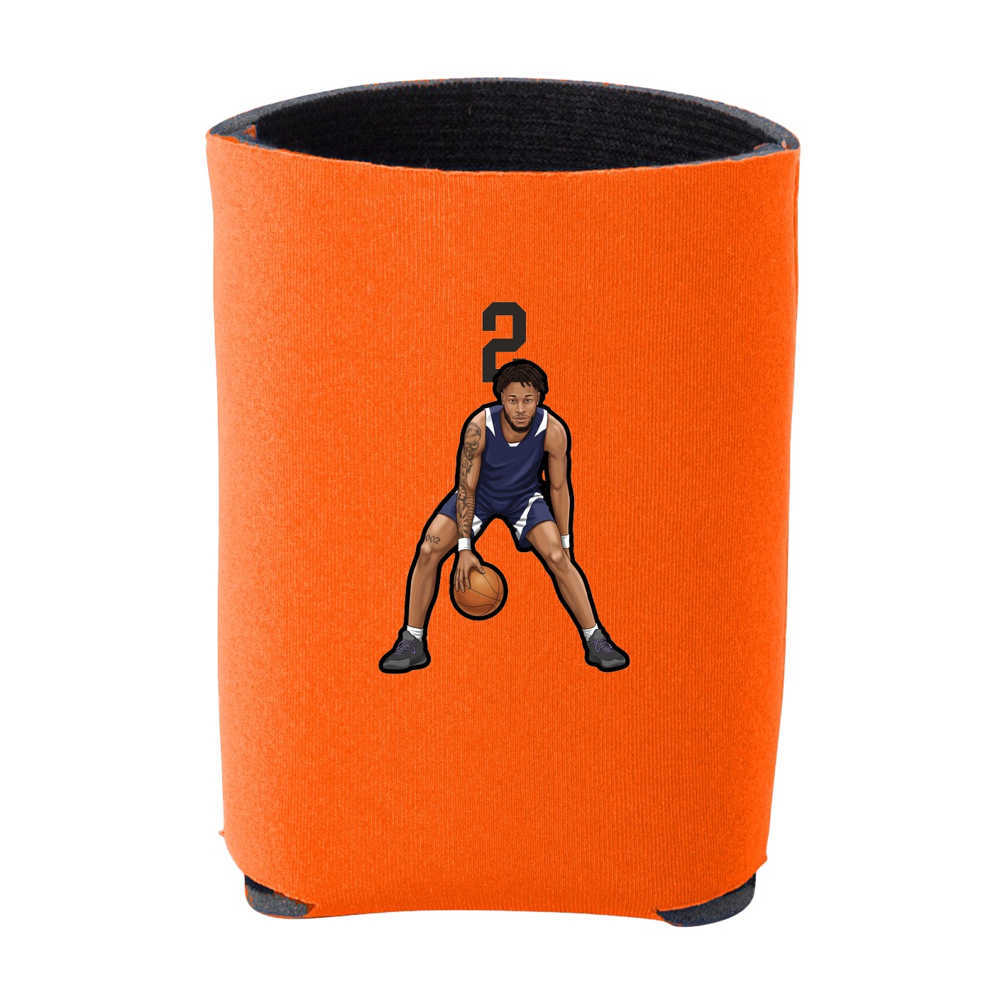 Can Holder — Number Top in Orange