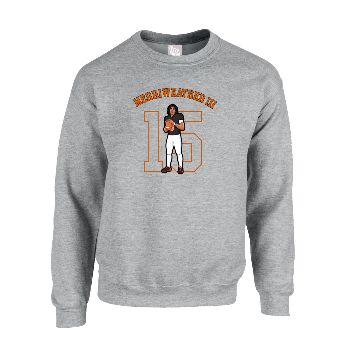 Fleece Crew — Shirsey Arch in Grey