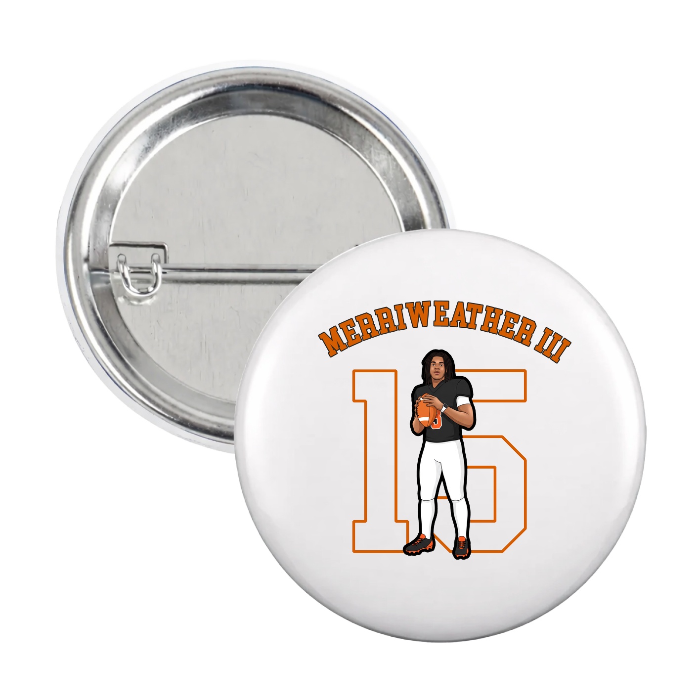 Game Day Button — Shirsey Arch in White