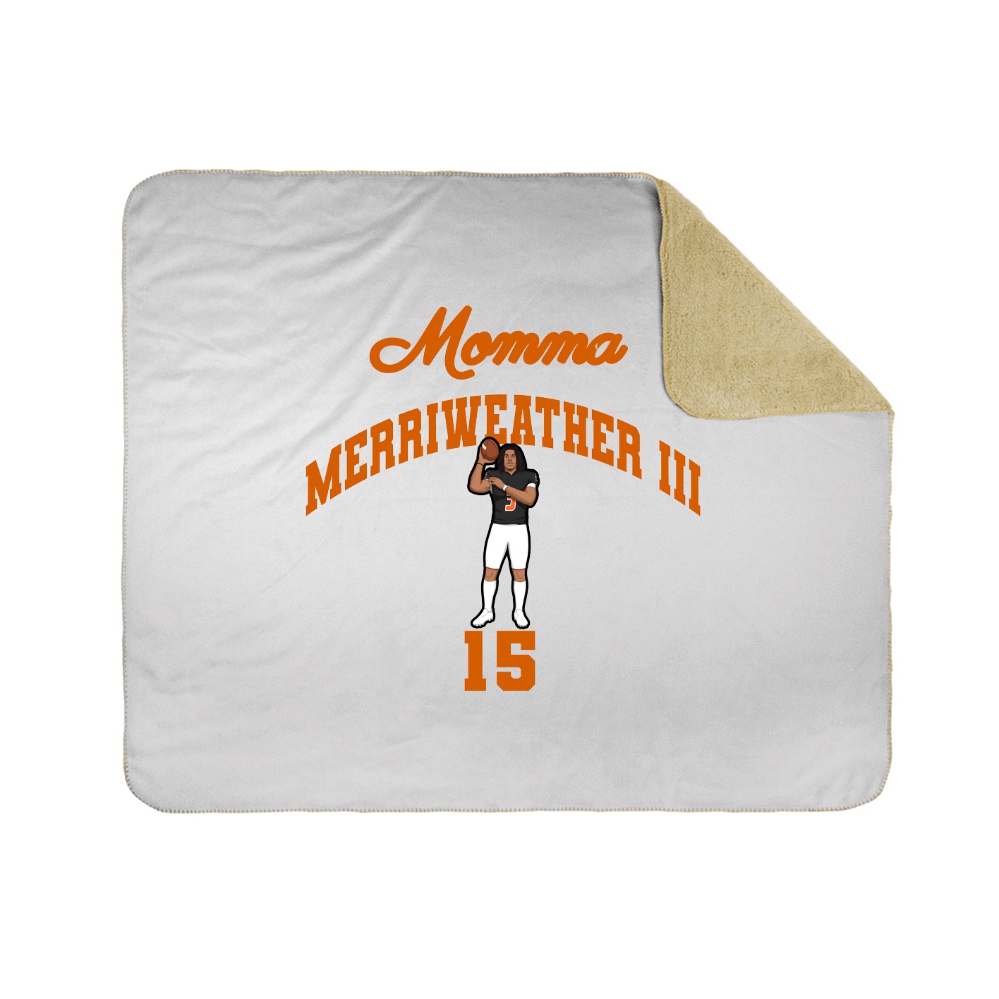 Throw Blanket — Mothers Day Arch in White