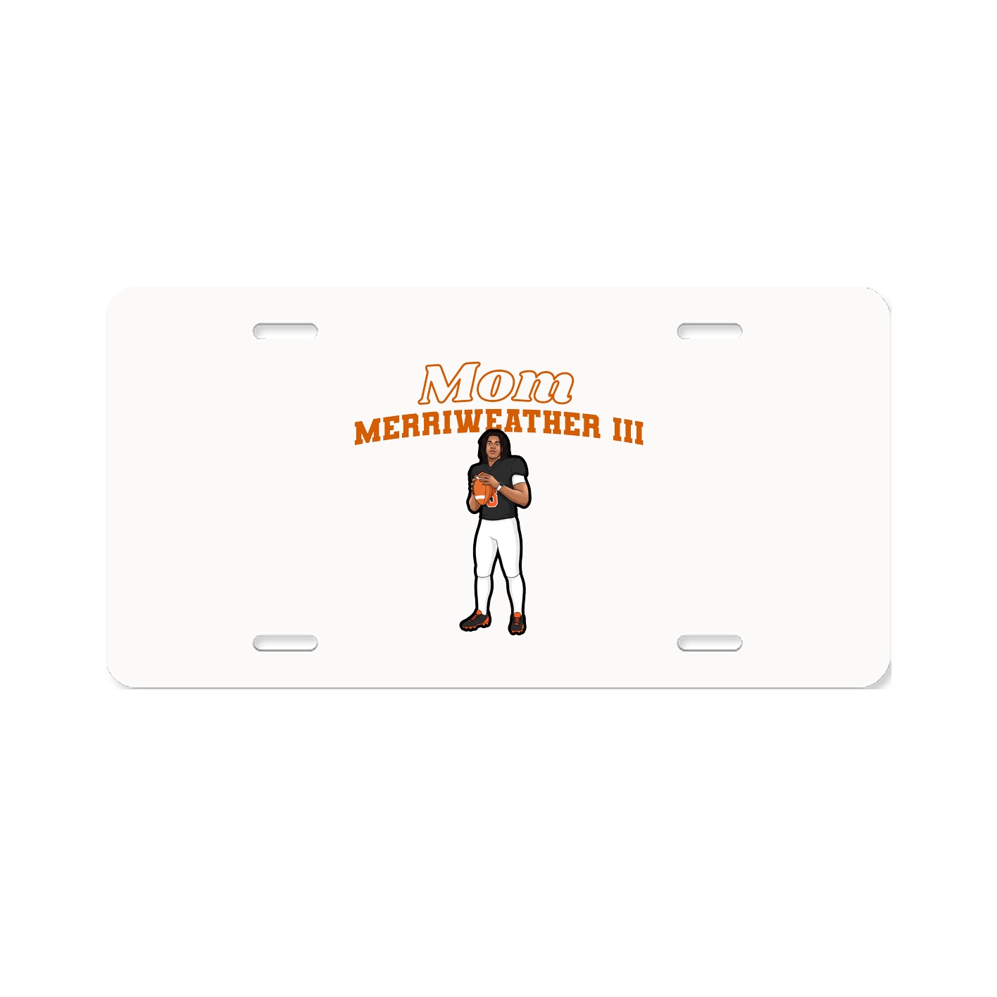 License Plate — Mothers Day Block in Classic