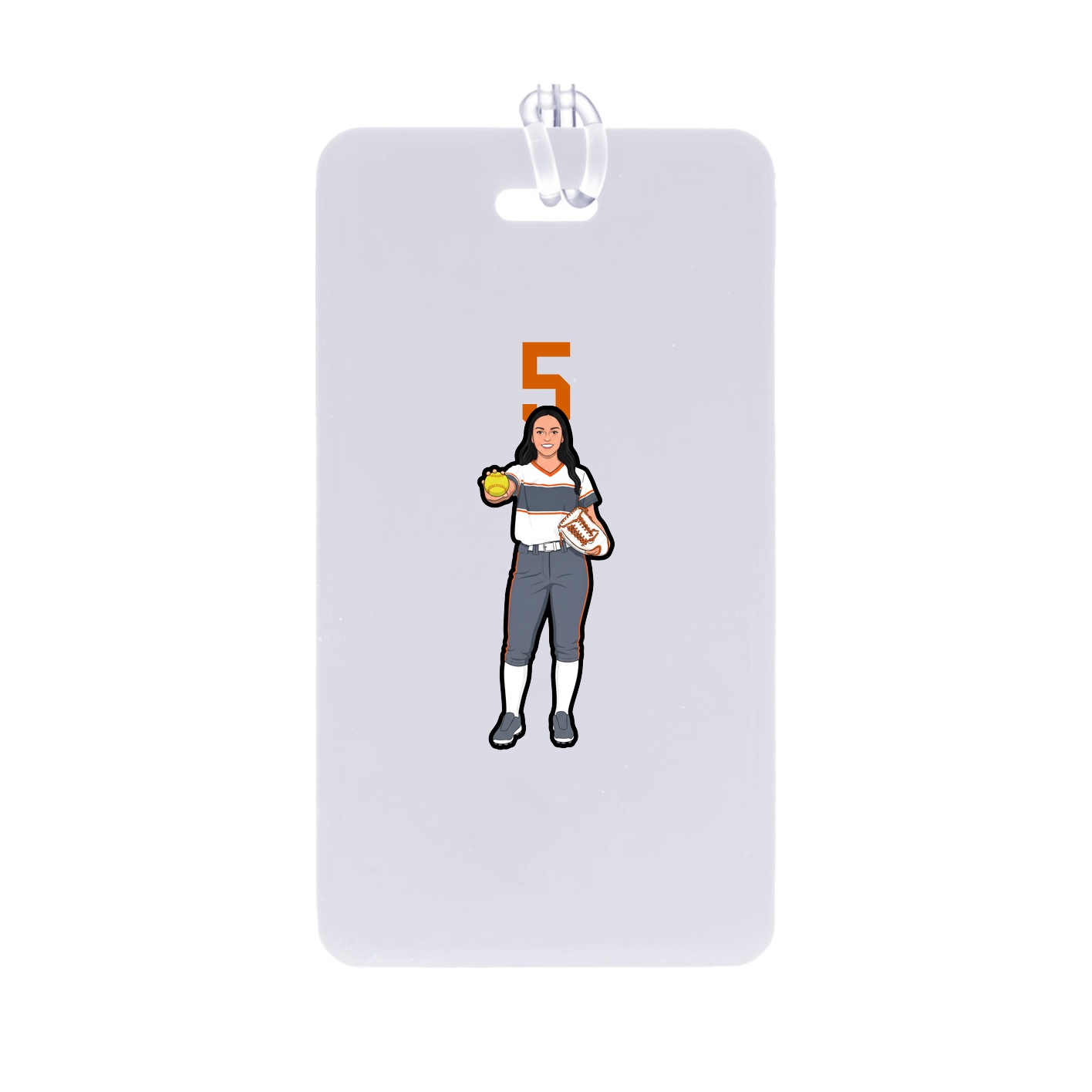 Bag Tag — Number Top in Classic