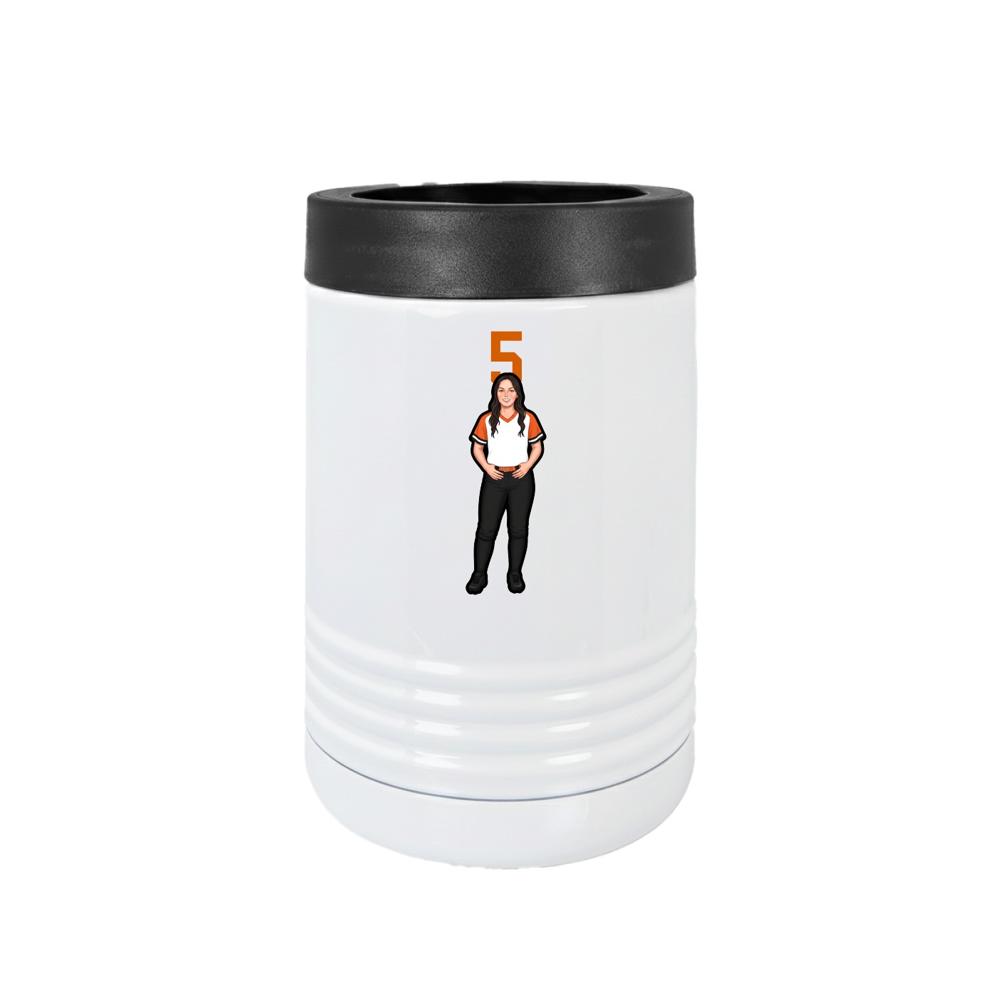 Beverage Holder — Number Top in White