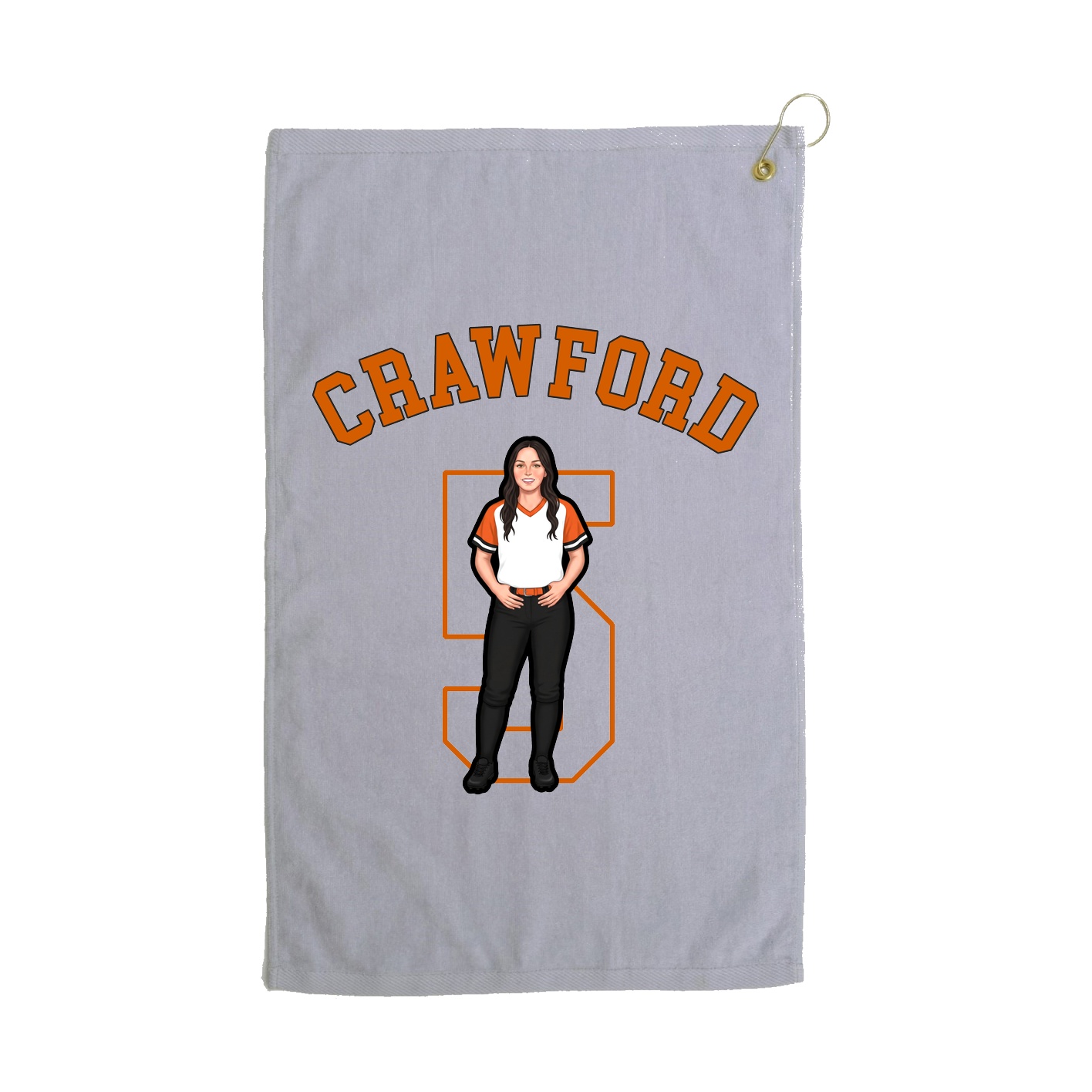 Golf Towel — Shirsey Arch in Grey