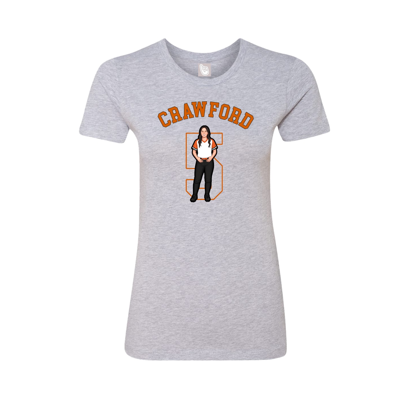 Womens Tee — Shirsey Arch in Grey