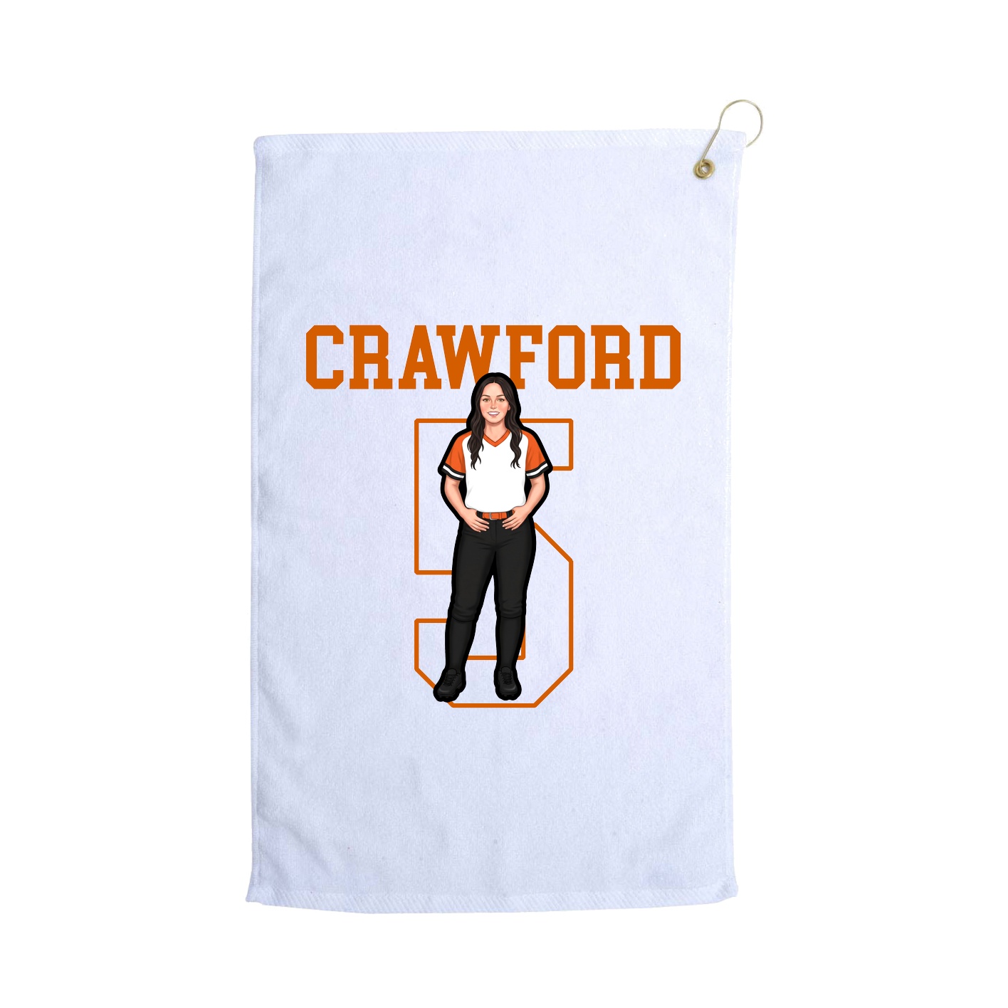 Golf Towel — Shirsey in White
