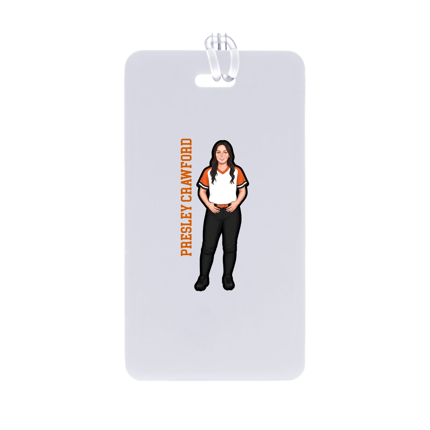 Bag Tag — Name Vertical in Classic