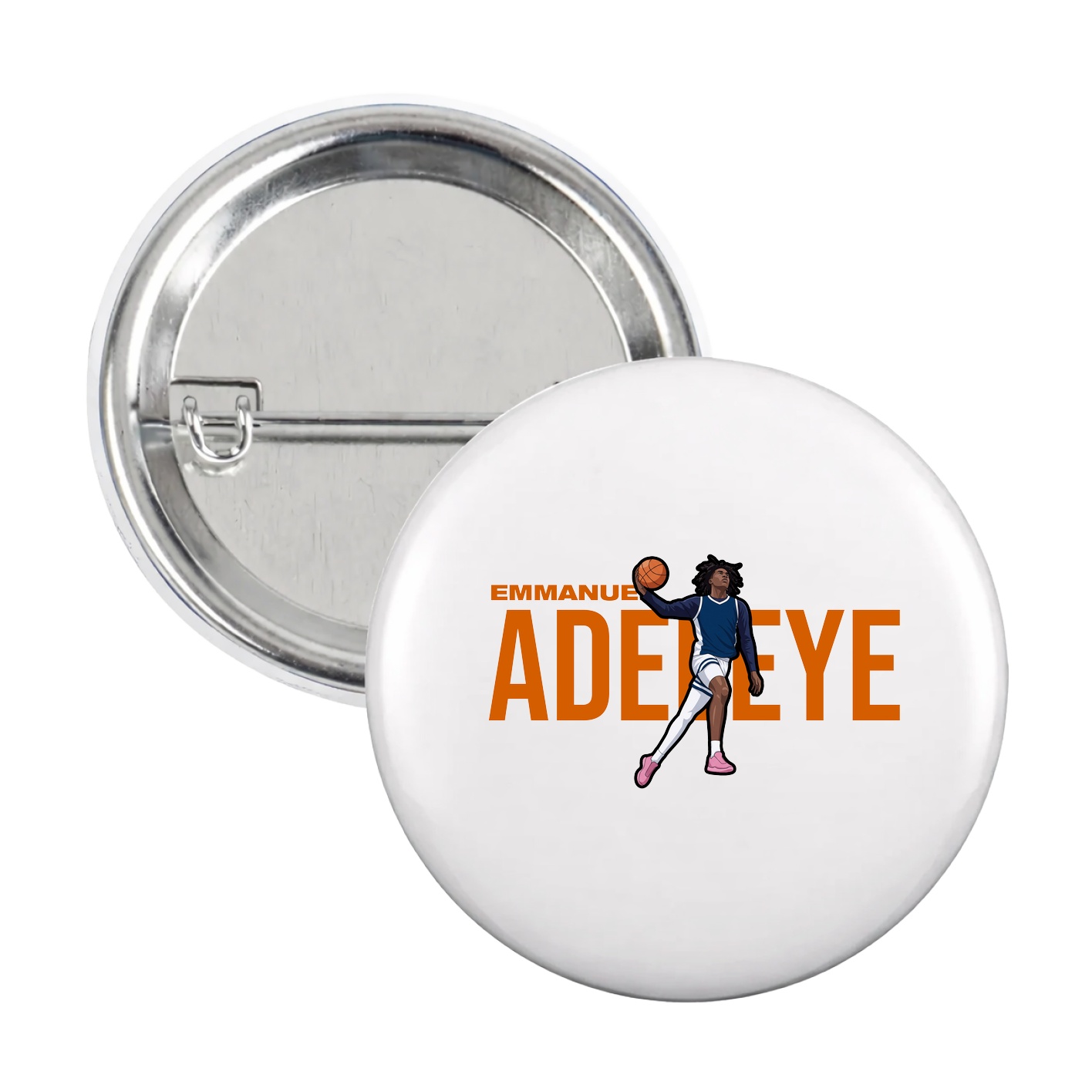 Game Day Button — Player Name in White