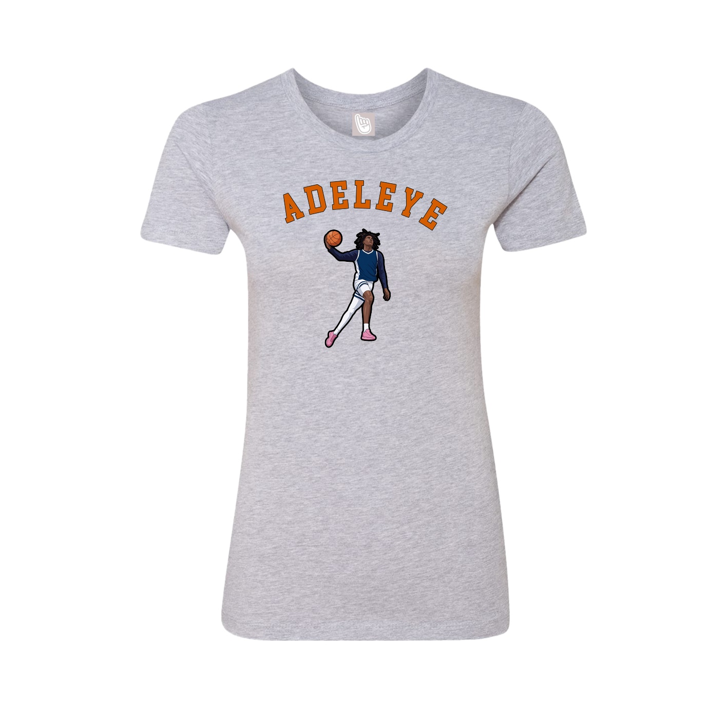 Fitted Women's Tee — Shirsey Arch in Grey