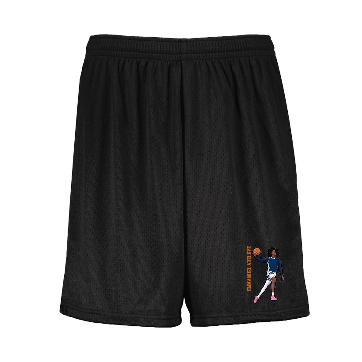 Shorts — Name Vertical in Black