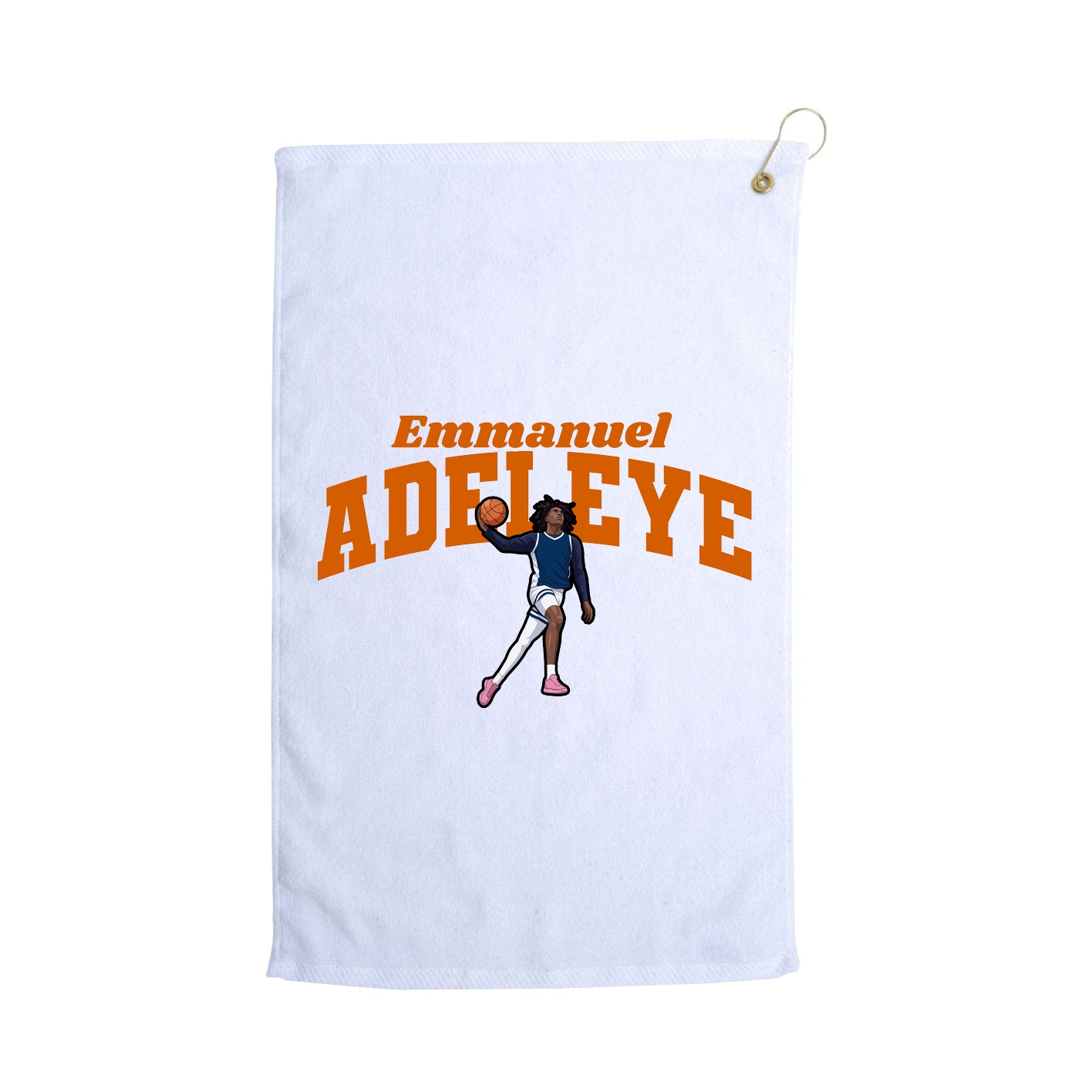 Golf Towel — Signature Arch in White