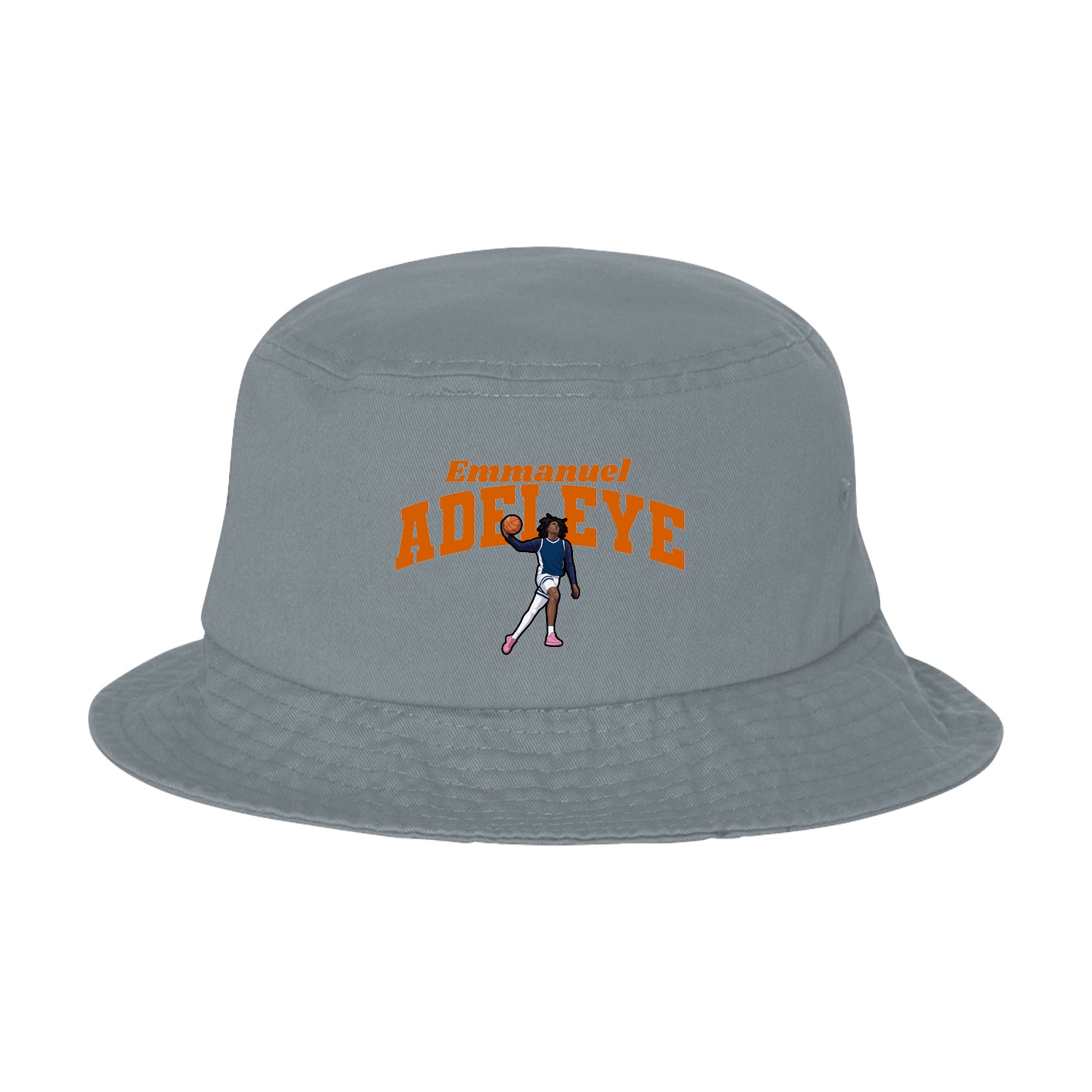 Bucket Cap — Signature Arch in Grey