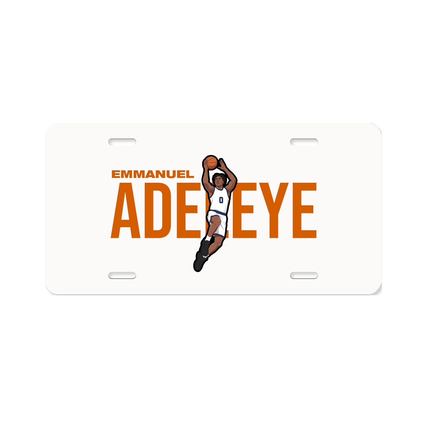 License Plate — Player Name in Classic