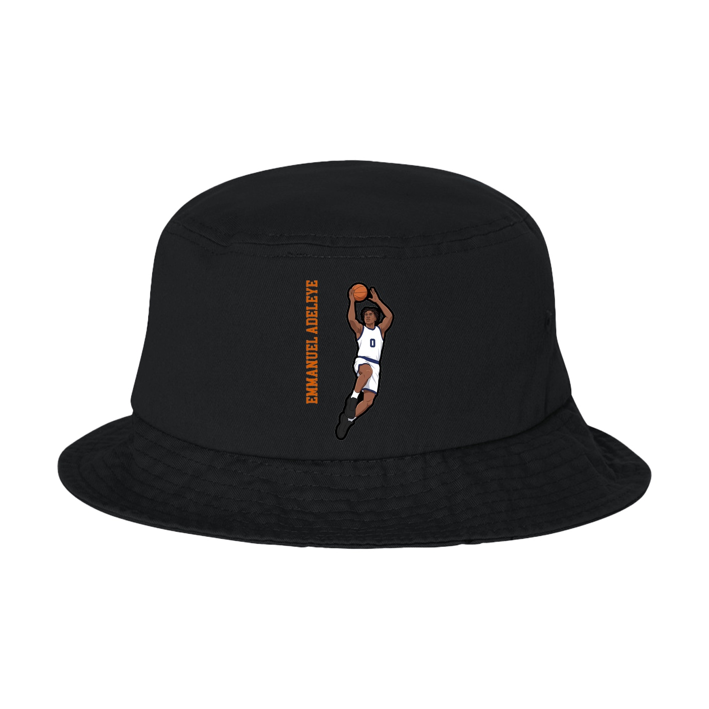 Bucket Cap — Name Vertical in Black