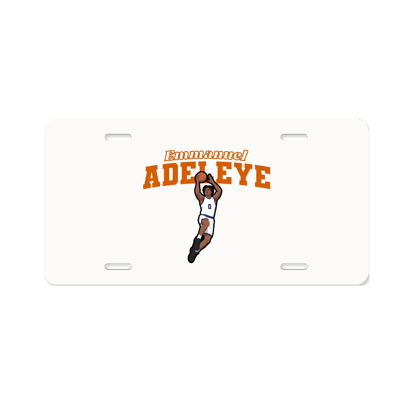 License Plate — Name Arch in Classic