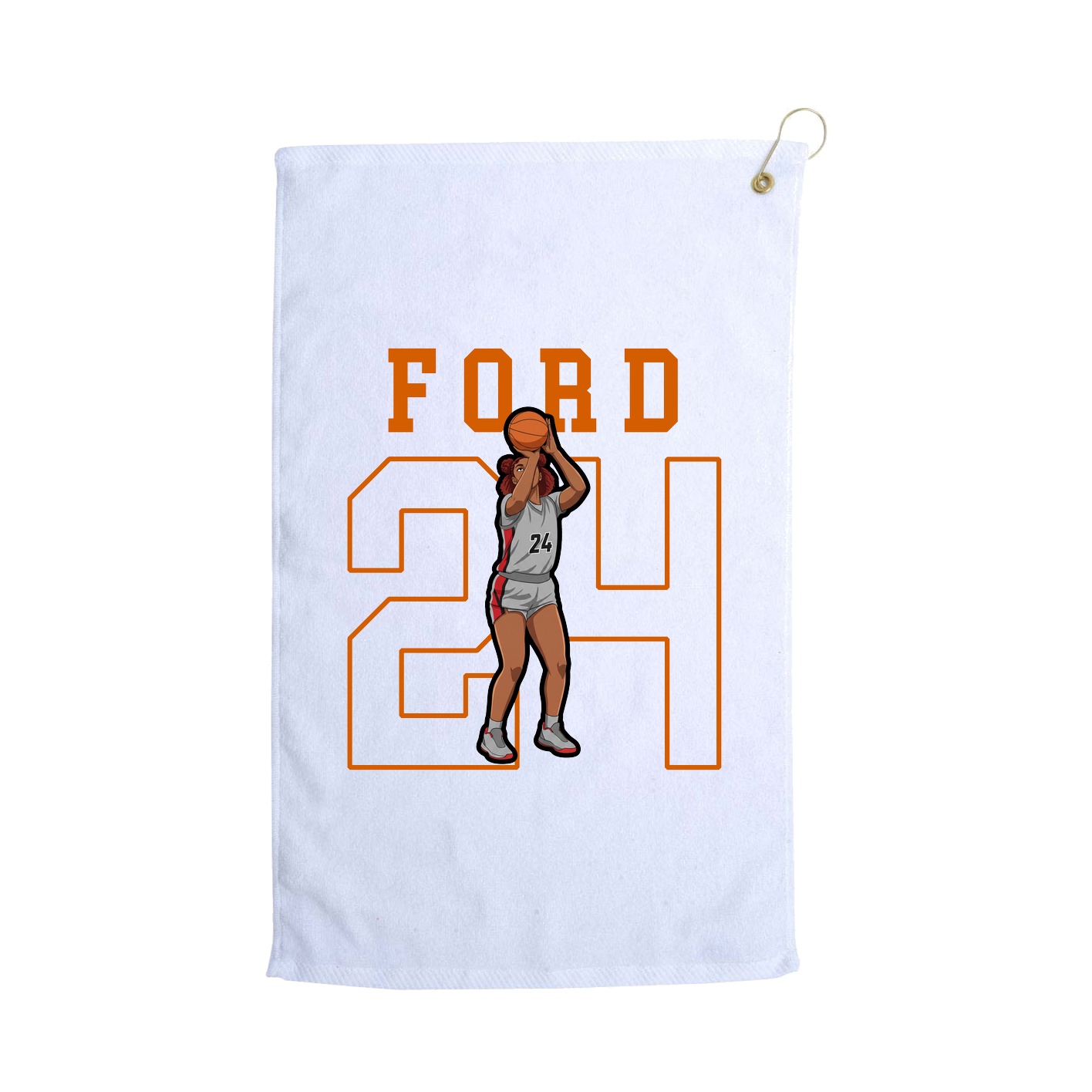 Golf Towel — Shirsey in White