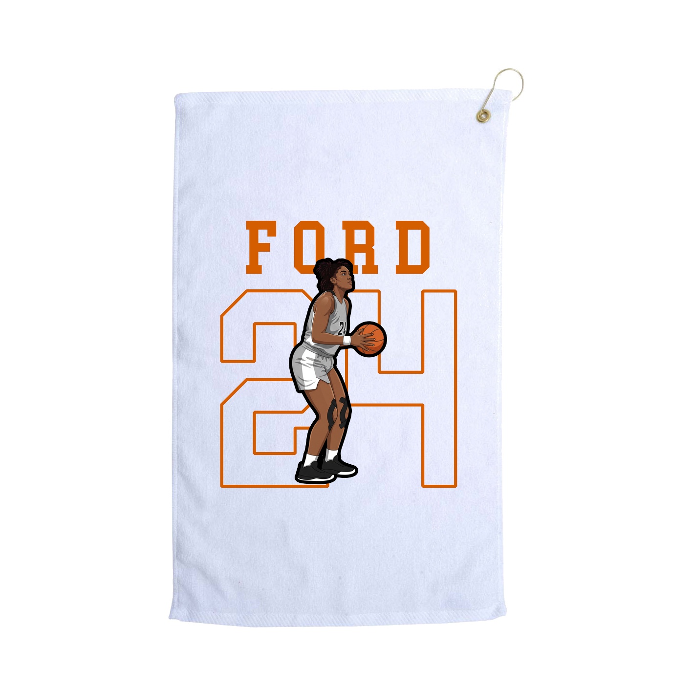 Golf Towel — Shirsey in White