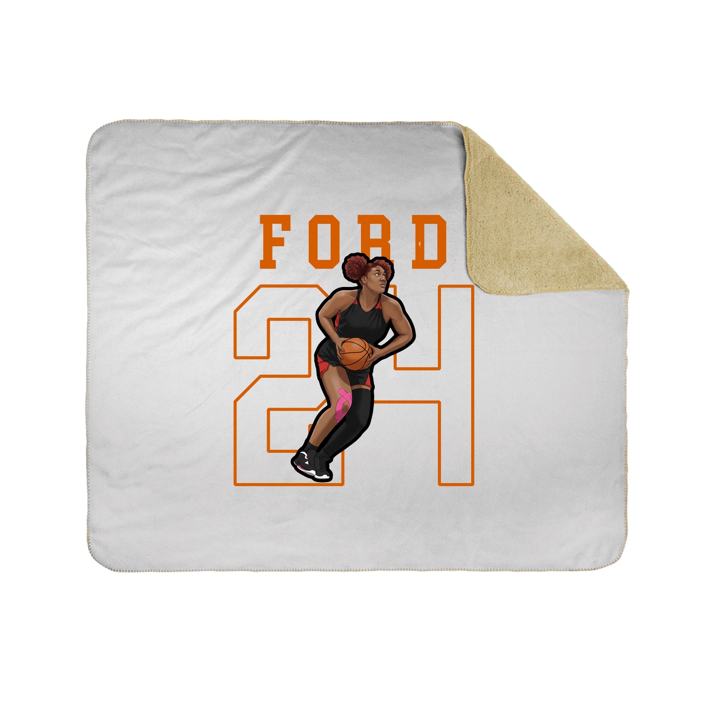 Throw Blanket — Shirsey in White
