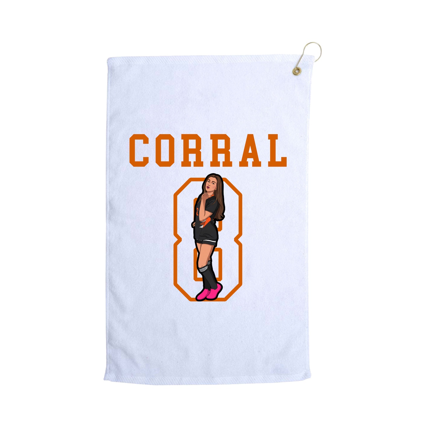 Golf Towel — Shirsey in White