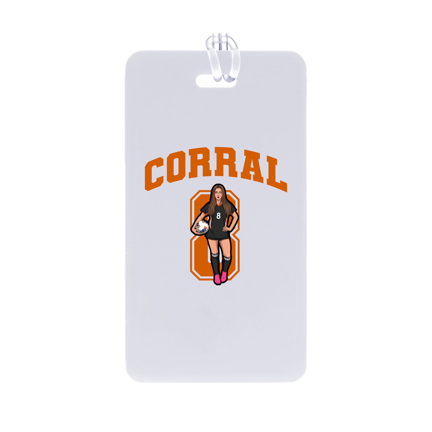 Bag Tag — Number in Classic