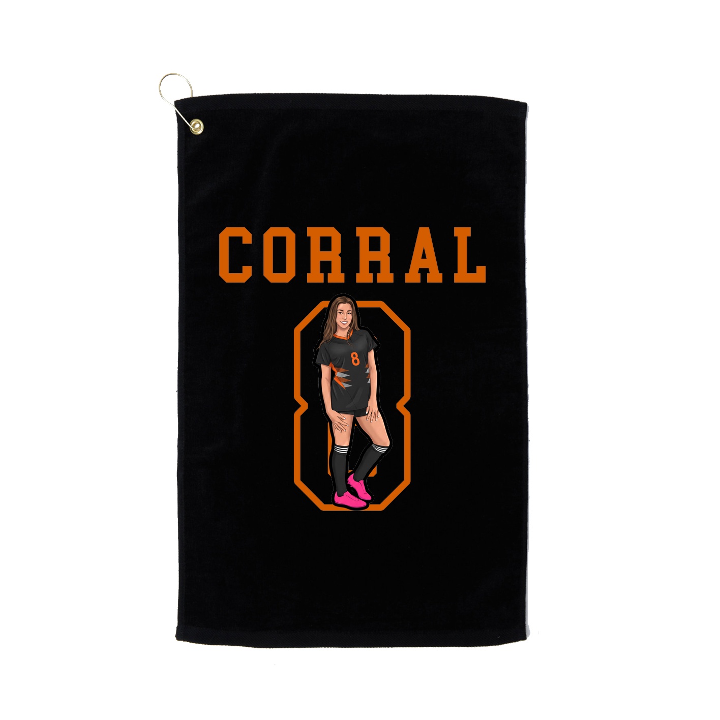 Golf Towel — Shirsey in Black