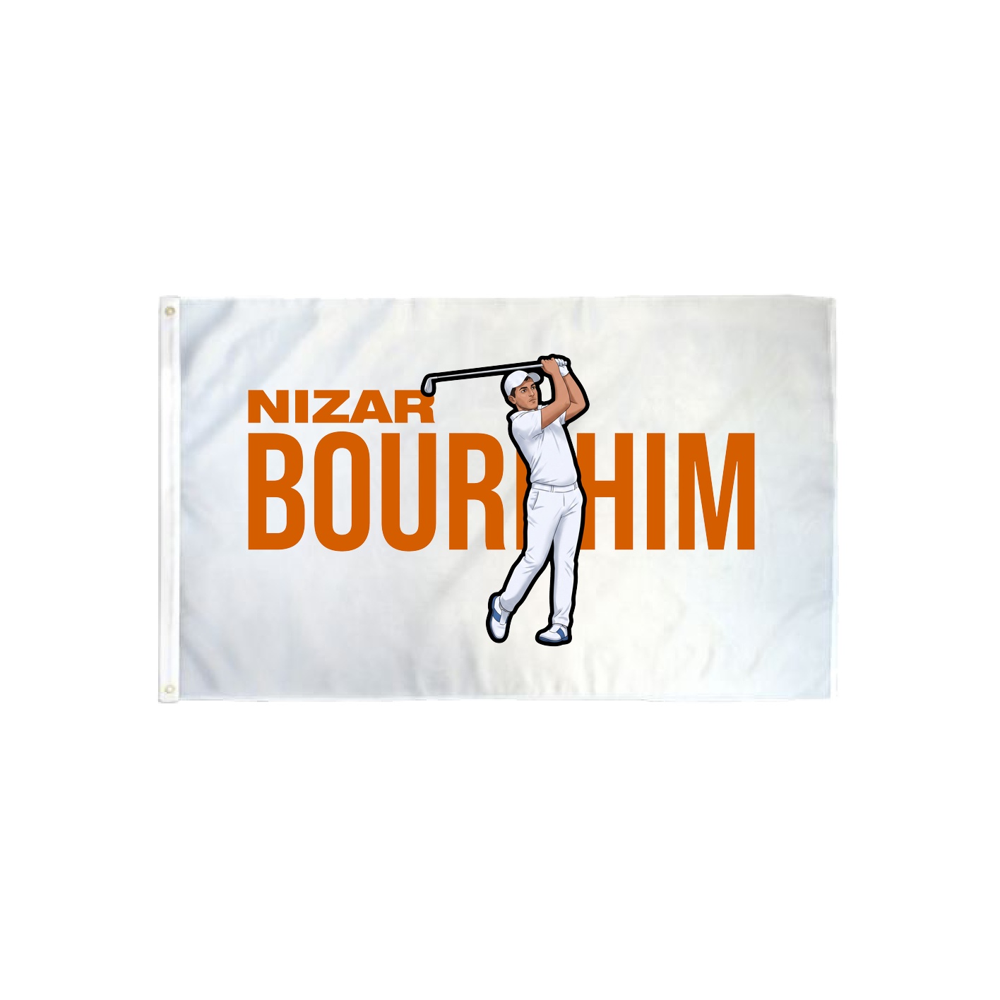 3x5 Flag — Player Name in Classic