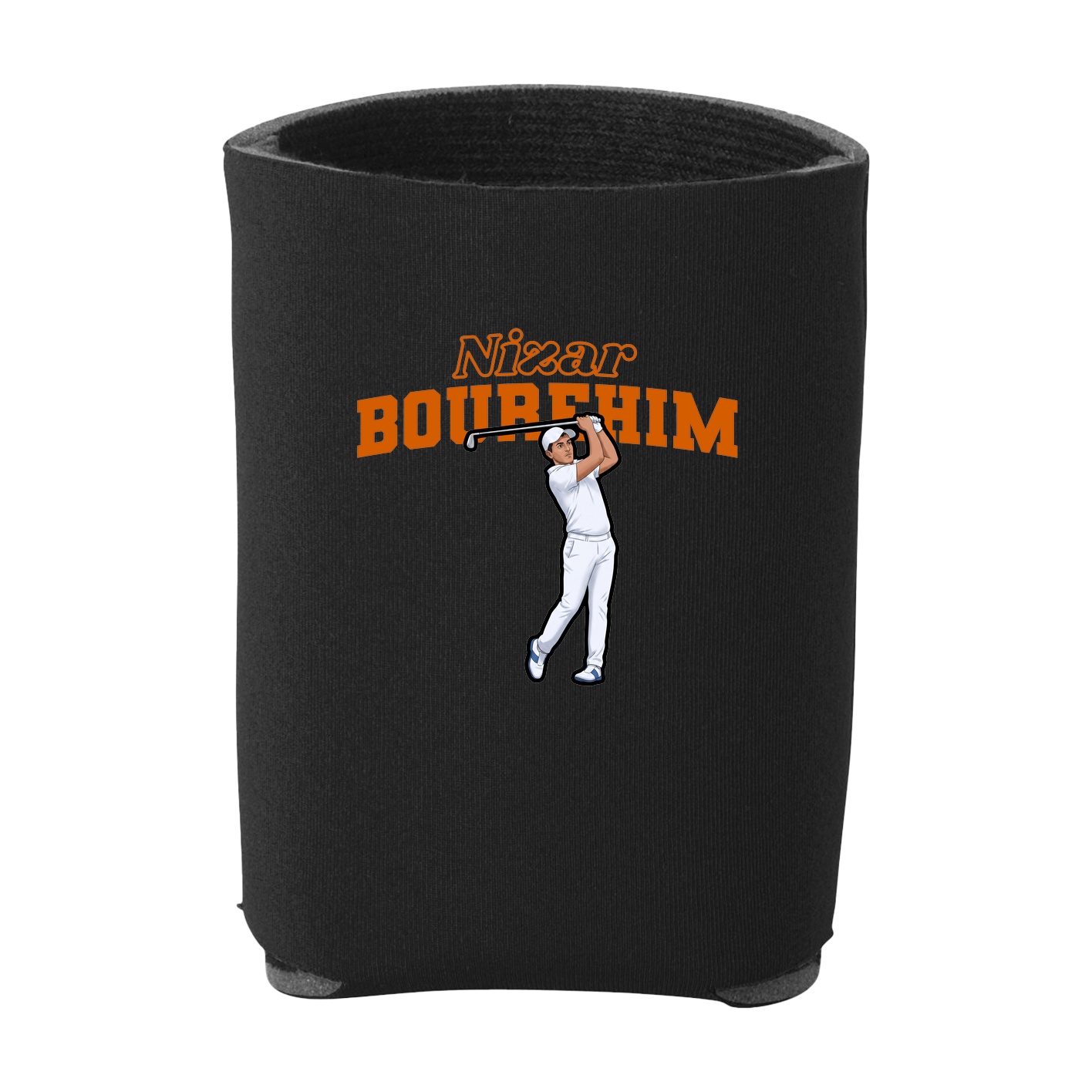 Can Holder — Name Arch in Black