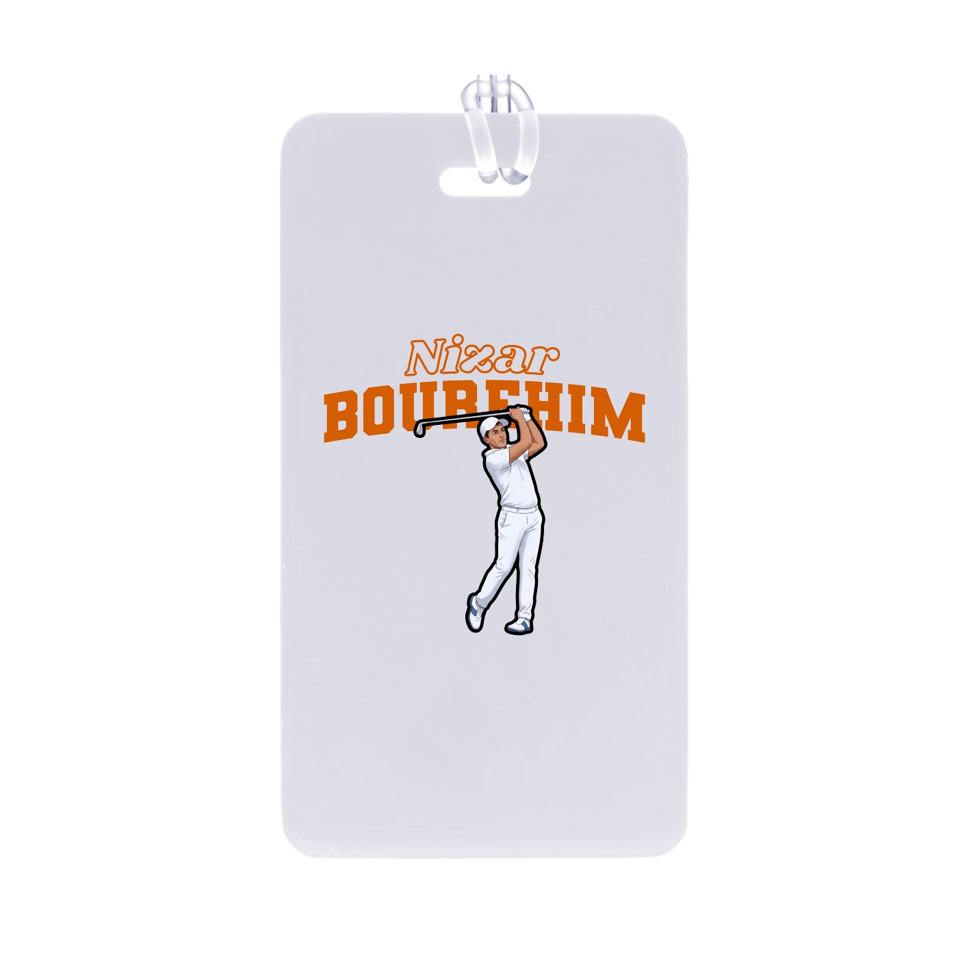 Bag Tag — Name Arch in Classic
