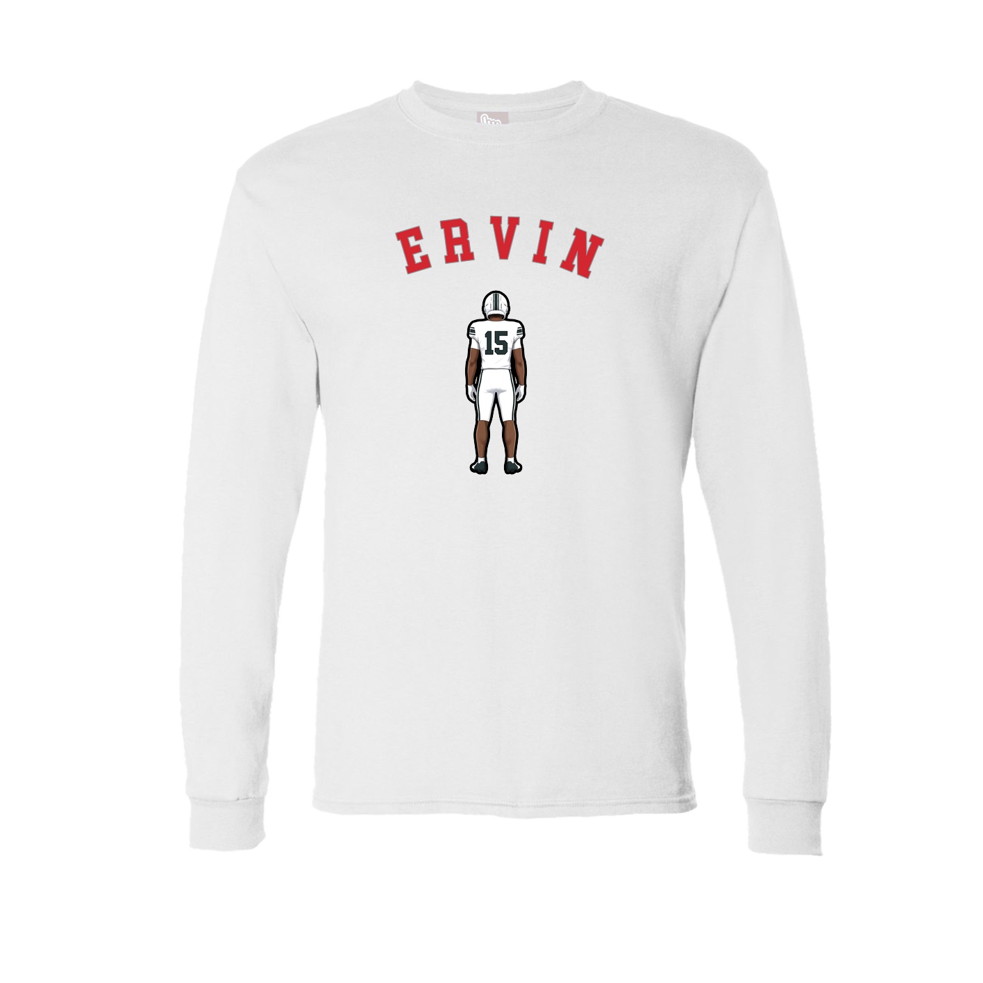 Long Sleeve Tee — Shirsey Arch in White