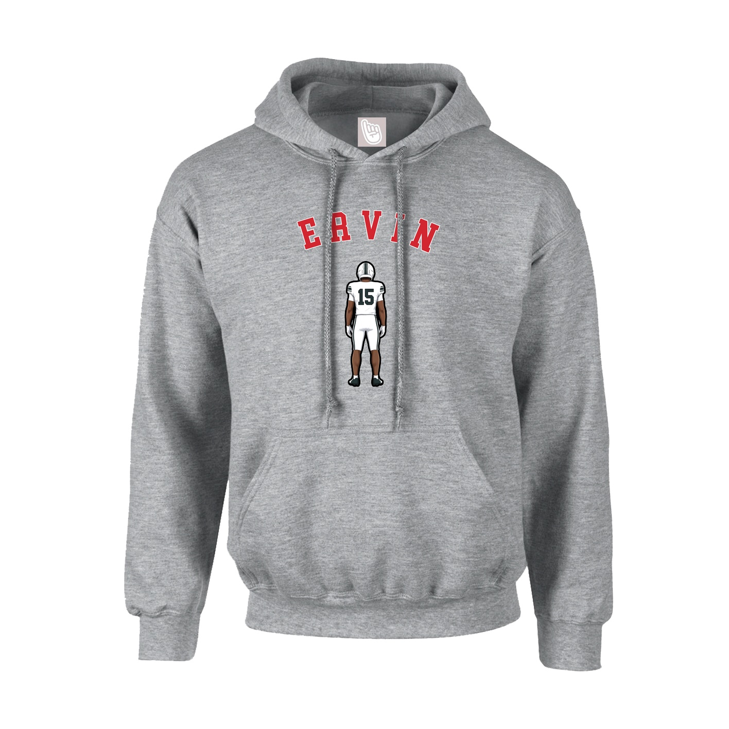 Youth Hoodie — Shirsey Arch in Grey
