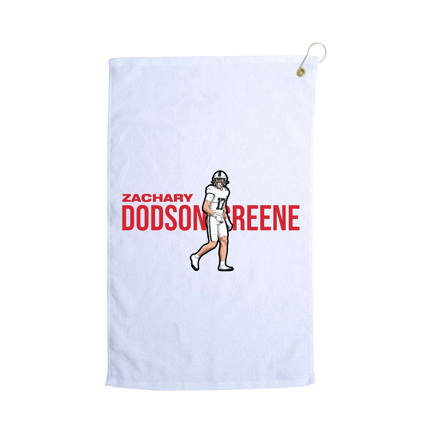 Golf Towel — Player Name in White