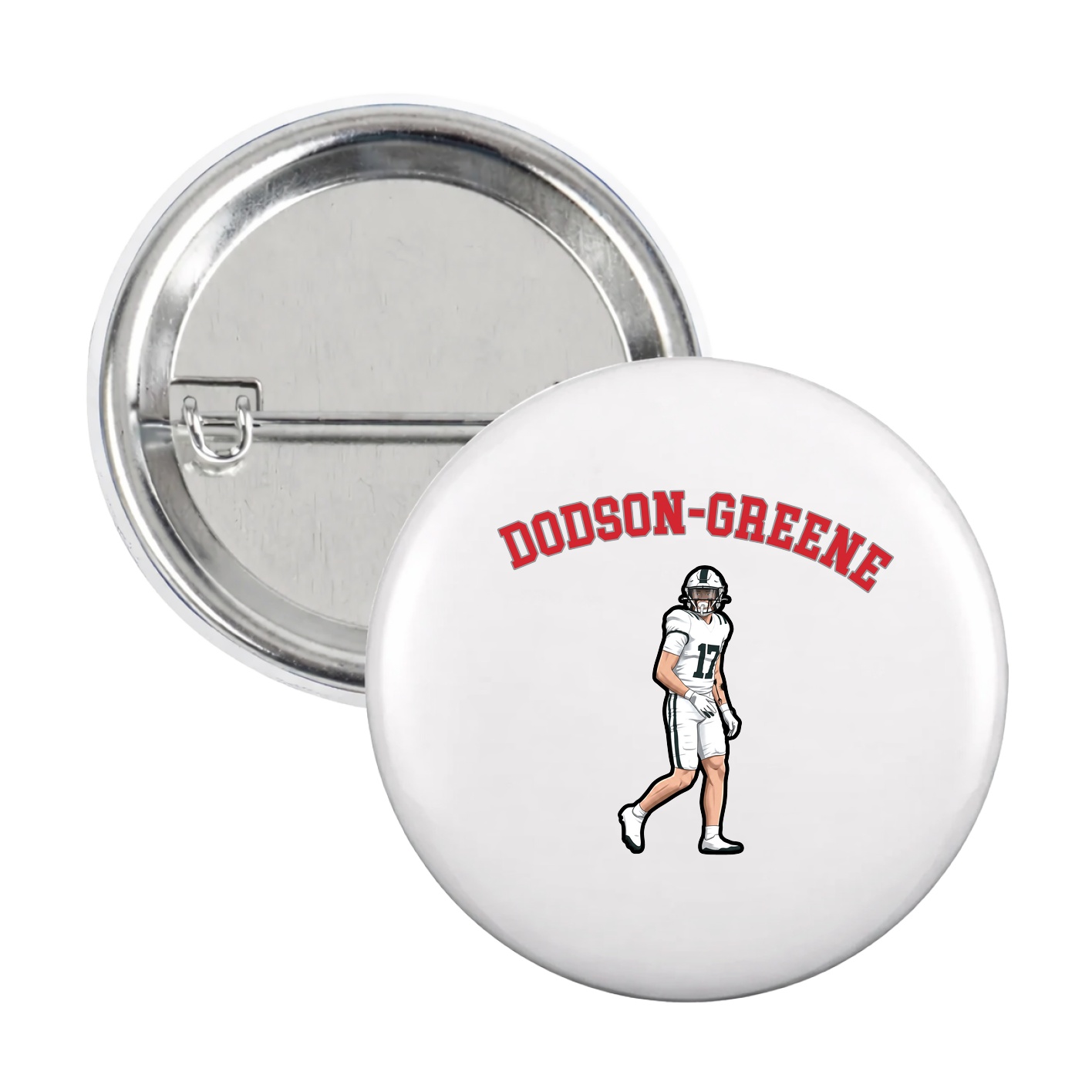 Game Day Button — Shirsey Arch in White