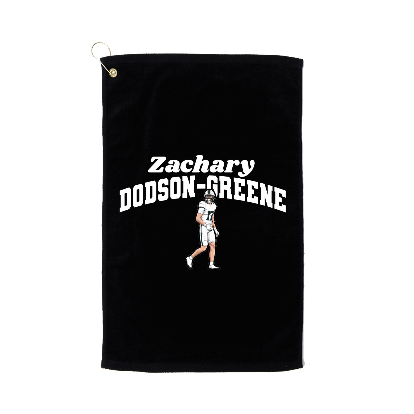 Golf Towel — Signature Arch in Black