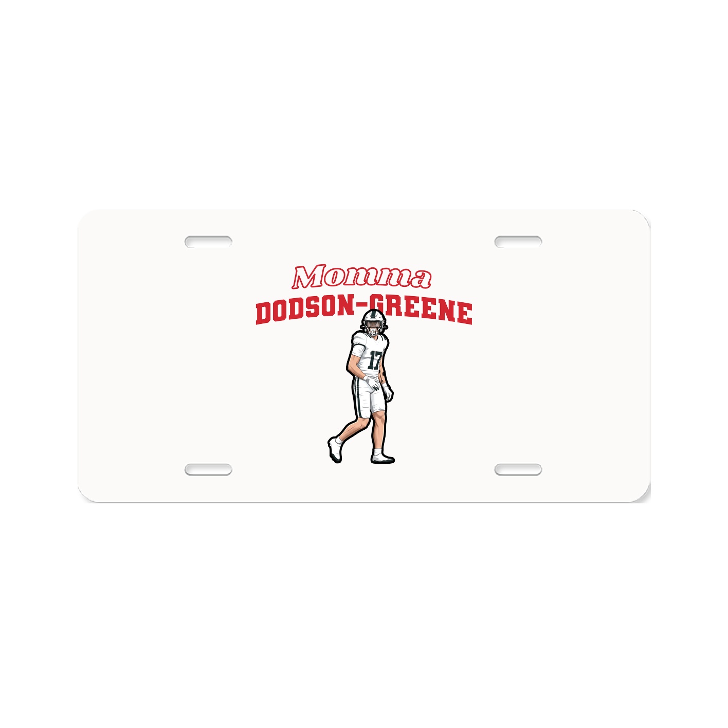 License Plate — Mothers Day Block in Classic