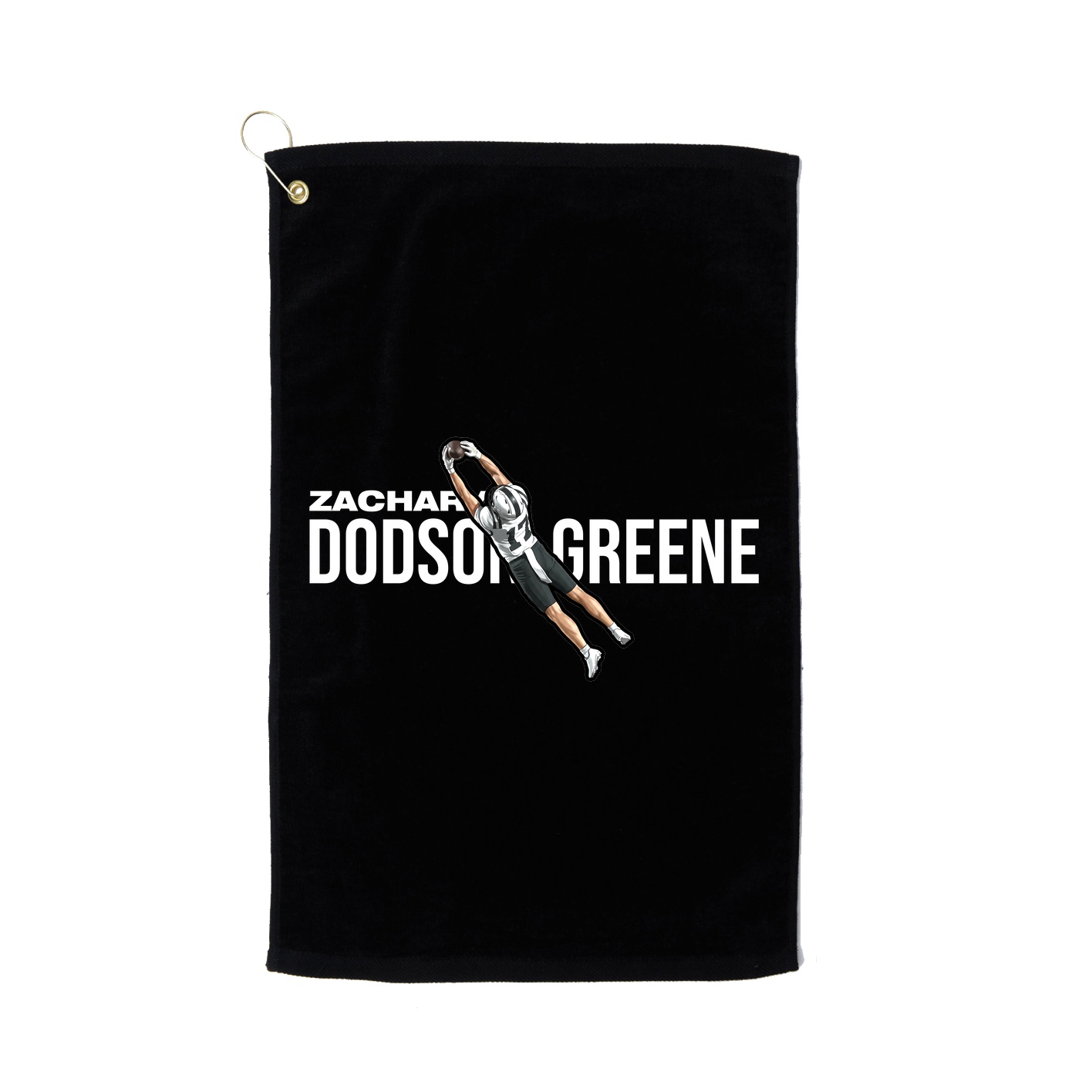 Golf Towel — Player Name in Black