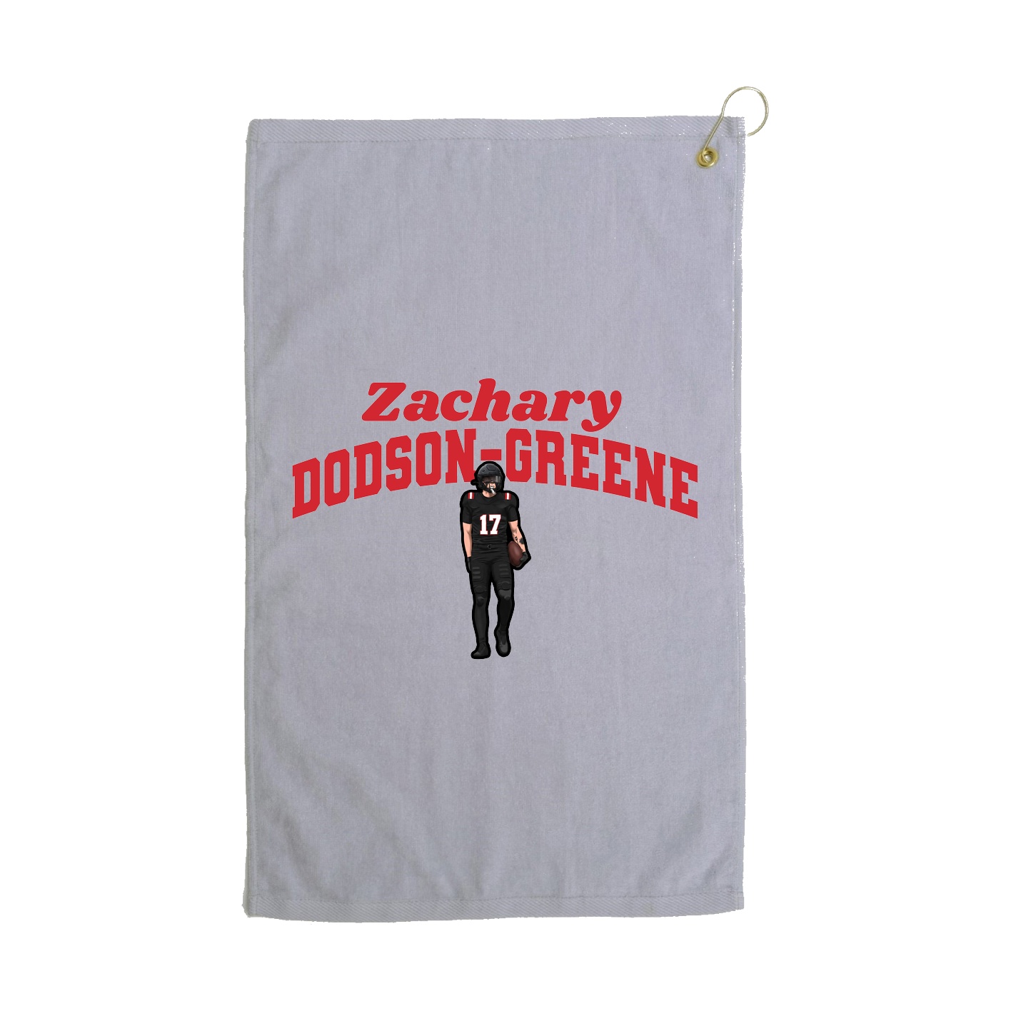 Golf Towel — Signature Arch in Grey