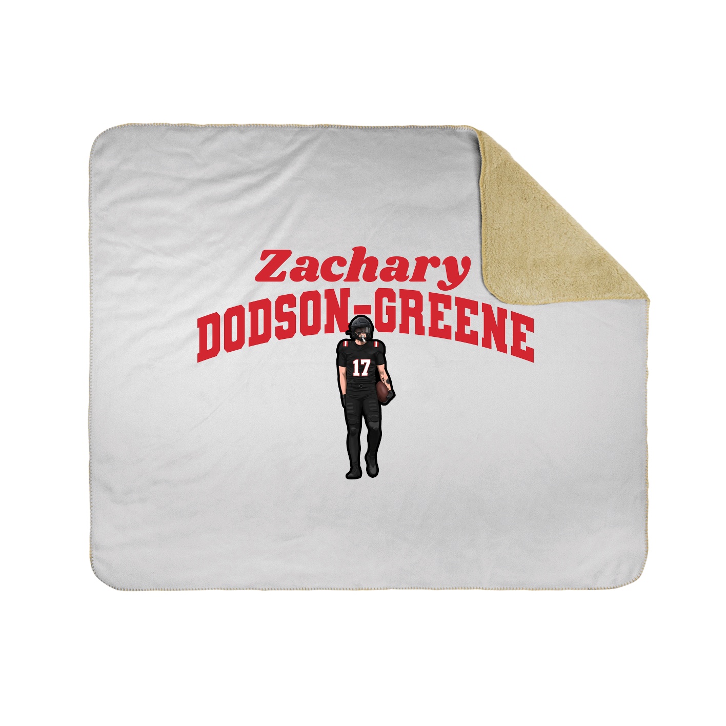 Throw Blanket — Signature Arch in White