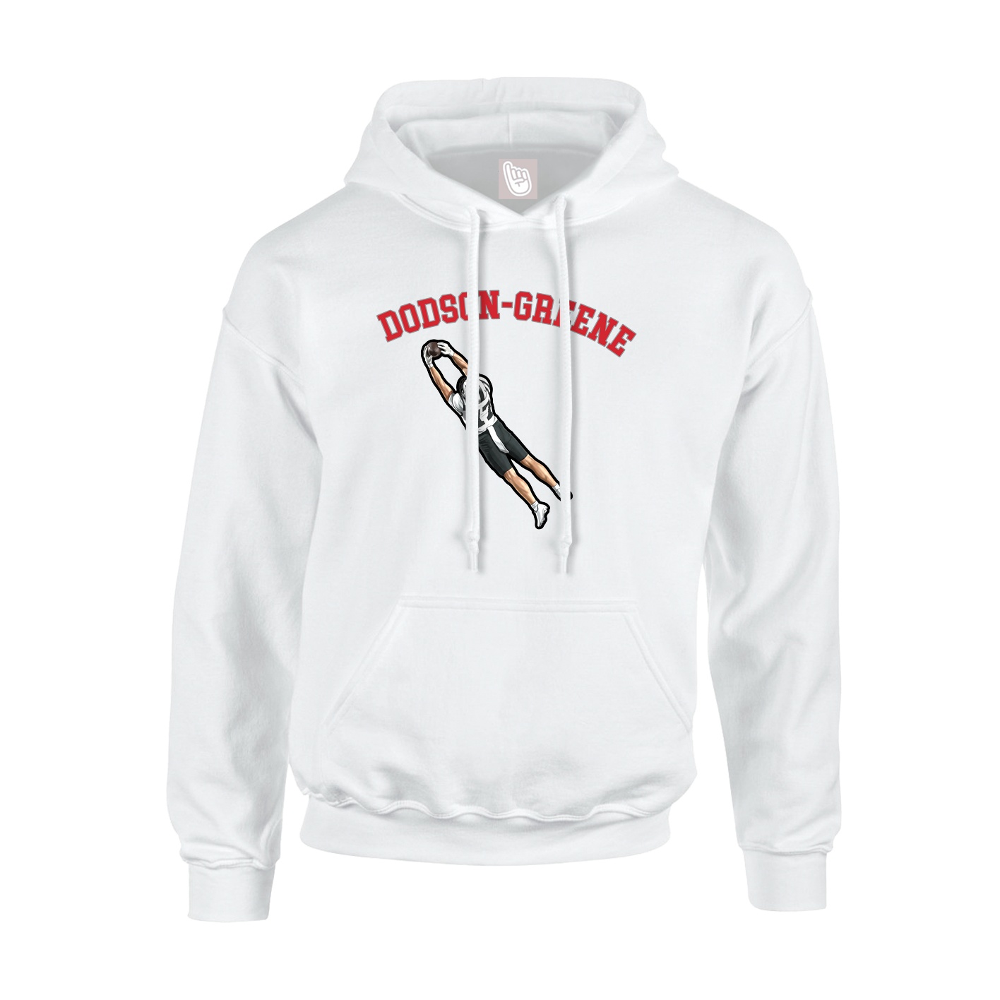 Hoodie — Shirsey Arch in White