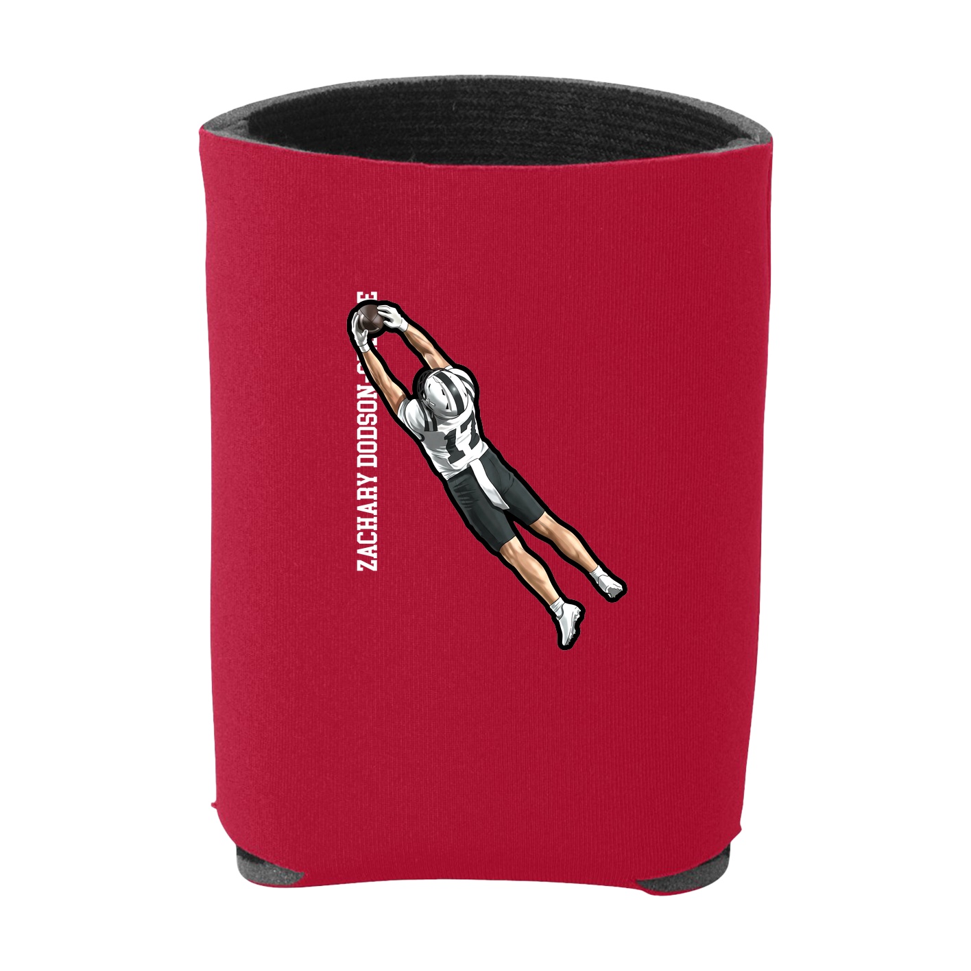 Can Holder — Name Vertical in Red